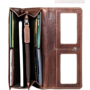 Brand new with tag Jack George’s buffalo leather clutch wallet